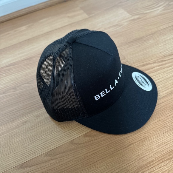 Bella + Canvas, Baseball Cap, Black, One Size - Picture 6 of 7
